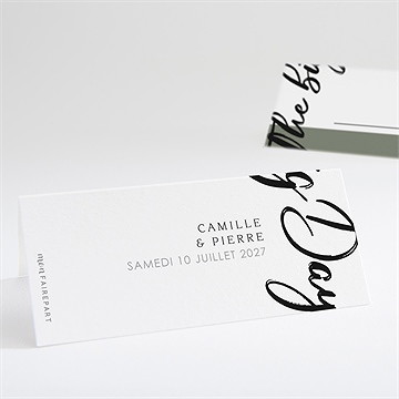 Marque-place mariage the big day