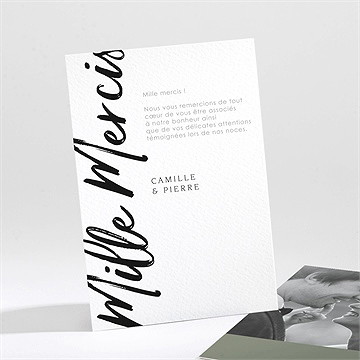 Remerciement mariage the big day