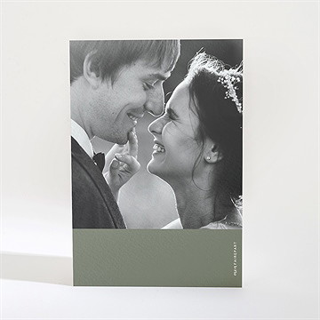 Remerciement mariage the big day - Dos de la carte