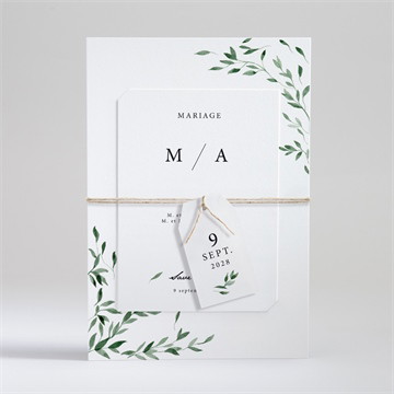 Faire-part mariage a l'ombre de l'olivier