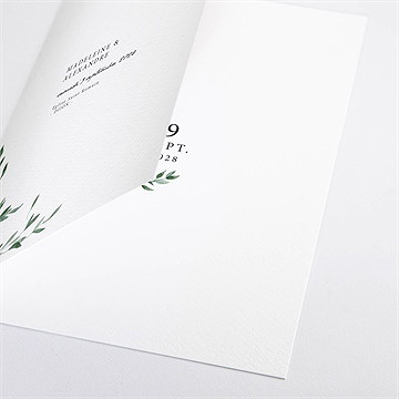 Livret de messe mariage a l'ombre de l'olivier - Détail du livret