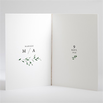 Livret de messe mariage a l'ombre de l'olivier - Intérieur du livret