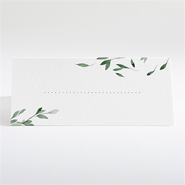 Marque-place mariage a l'ombre de l'olivier - Dos du marque-place