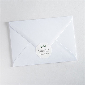 Sticker mariage a l'ombre de l'olivier - Mise en situation