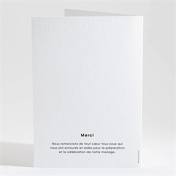 Livret de messe mariage tendresse - Dos du livret