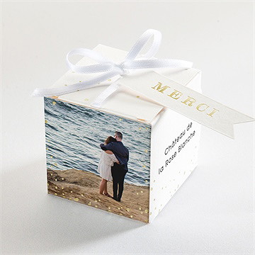 Boîte de dragées mariage tendresse