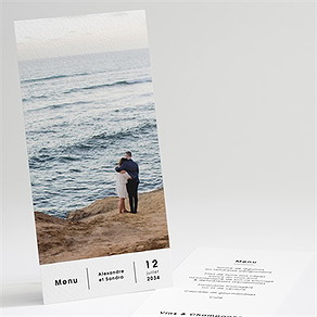 Menu mariage tendresse