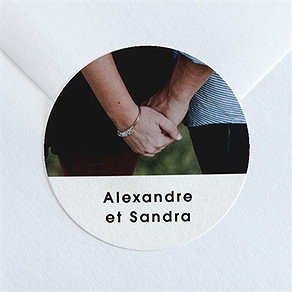 Sticker mariage tendresse