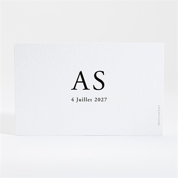 Carton réponse mariage que je t'aime - Dos du carton