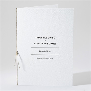 Livret de messe mariage précieux cadeau