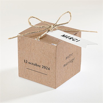 Boîte de dragées mariage précieux cadeau