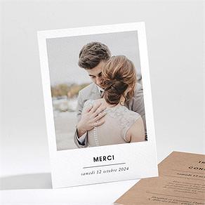 Remerciement mariage précieux cadeau