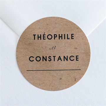 Sticker mariage précieux cadeau