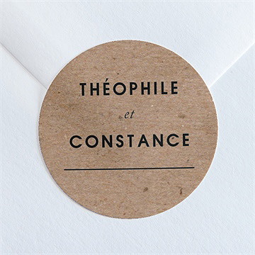 Sticker mariage précieux cadeau