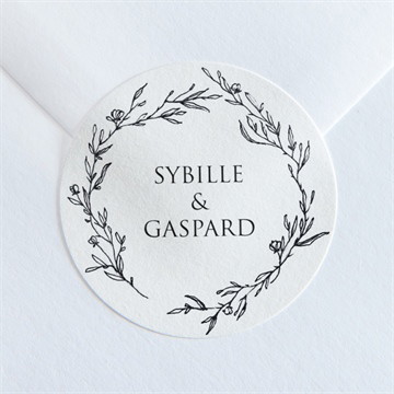 Sticker mariage délicate ficelle