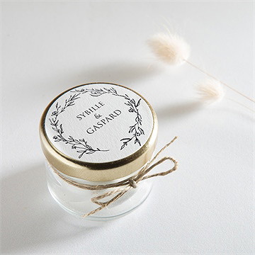 Sticker mariage délicate ficelle - Mise en situation