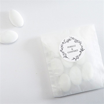 Sticker mariage délicate ficelle - Mise en situation