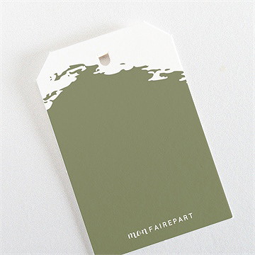 Etiquette mariage love touch - Dos de l'étiquette