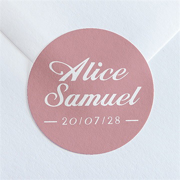 Sticker mariage baroque