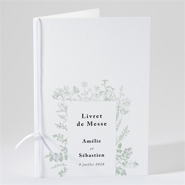 Livret de messe mariage belle nature