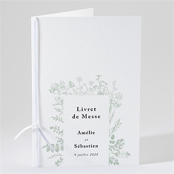 Livret de messe mariage belle nature