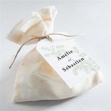 Etiquette mariage belle nature - Mise en situation