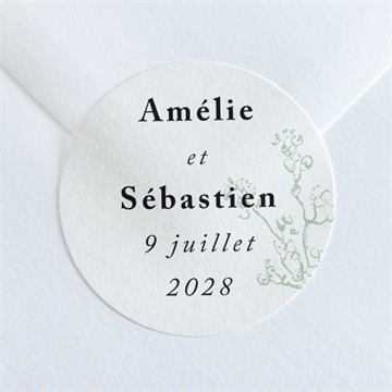 Sticker mariage belle nature