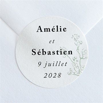 Sticker mariage belle nature