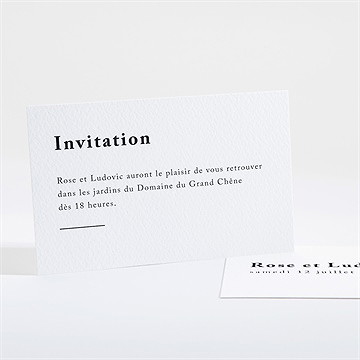 Carton d'invitation mariage mon roc