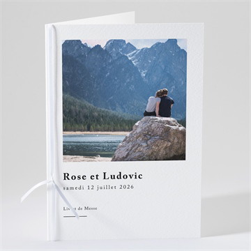 Livret de messe mariage mon roc