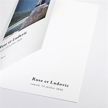 Livret de messe mariage mon roc - Détail du livret