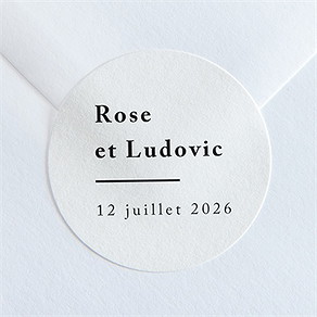 Sticker mariage mon roc