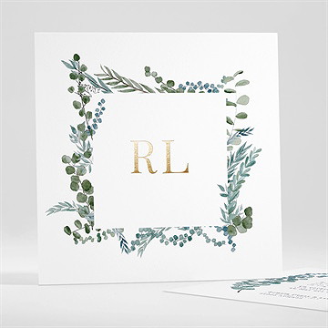 Faire-part mariage douce ambiance