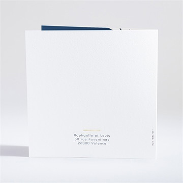 Faire-part mariage l'essentiel - Dos du faire-part