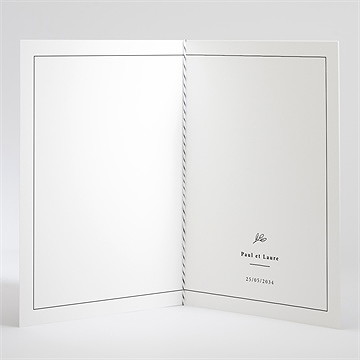 Livret de messe mariage lagon - Intérieur du livret