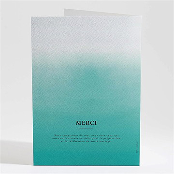 Livret de messe mariage lagon - Dos du livret