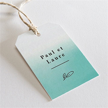 Etiquette mariage lagon