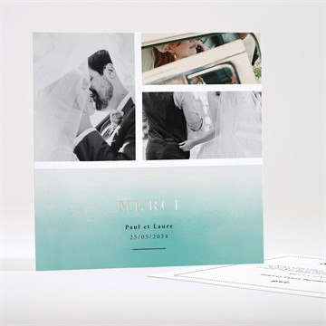 Remerciement mariage lagon