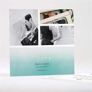 Remerciement mariage lagon