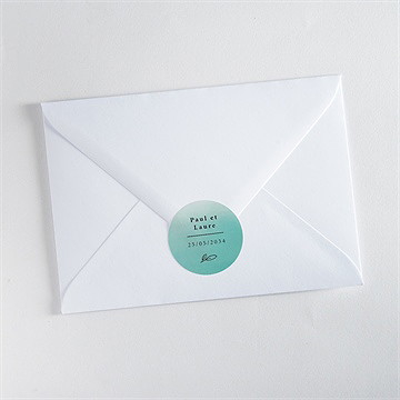 Sticker mariage lagon - Mise en situation