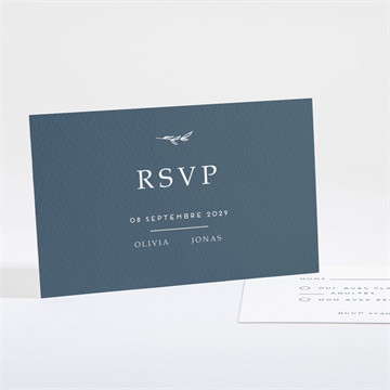 Carton réponse mariage délicatesse