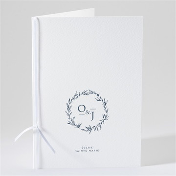 Livret de messe mariage délicatesse