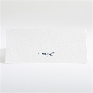 Marque-place mariage délicatesse - Dos du marque-place