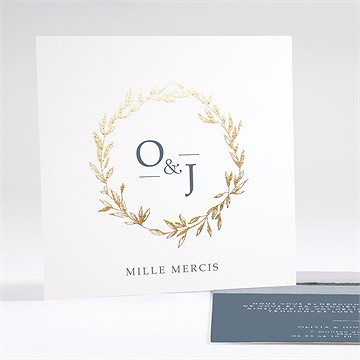 Remerciement mariage délicatesse