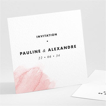 Carton d'invitation mariage elegantes nuances