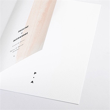 Livret de messe mariage elegantes nuances - Détail du livret