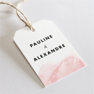 Etiquette mariage elegantes nuances