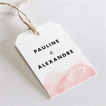 Etiquette mariage elegantes nuances