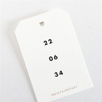 Etiquette mariage elegantes nuances - Dos de l'étiquette