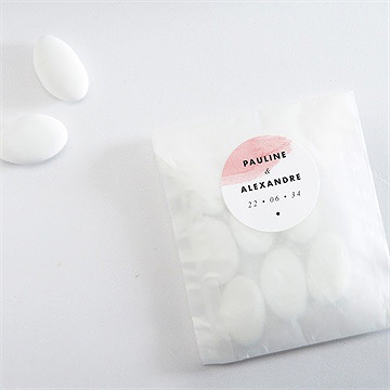 Sticker mariage elegantes nuances - Mise en situation